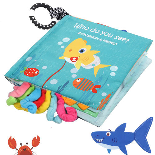 Bebe Mondo Baby Shark and Fish Soft Activity Crinkle Books