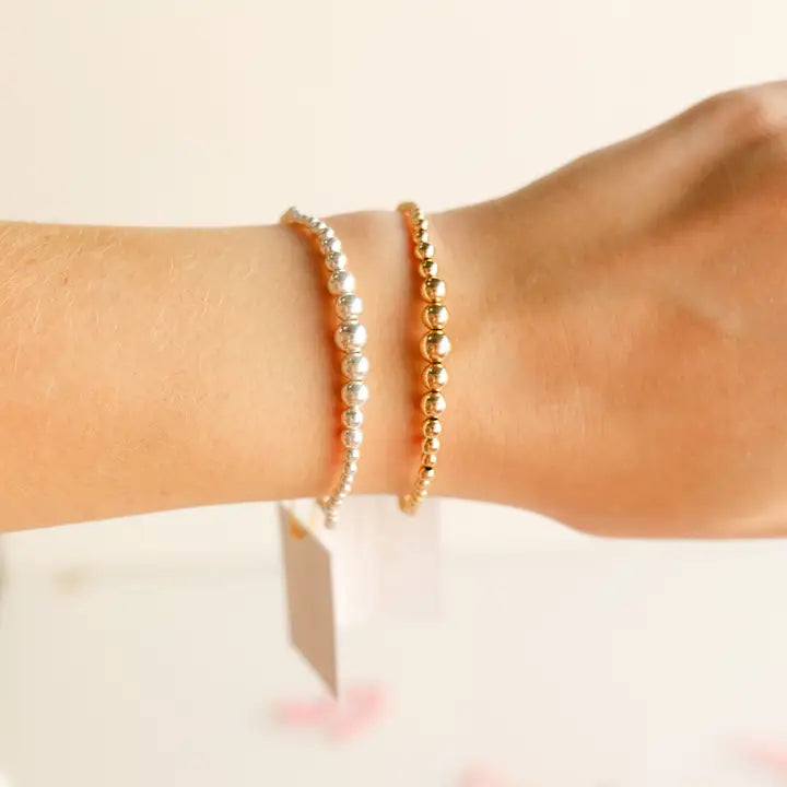 Beaded Blondes Hilo Bracelet in Gold