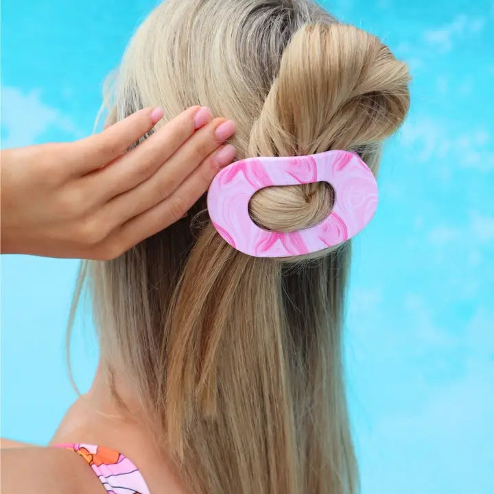 Teleties Pinch Me! | Medium | Flat Round Hair Clip