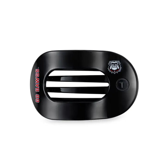 Teleties Flat Round Hair Clip | Medium | Go Dawgs!