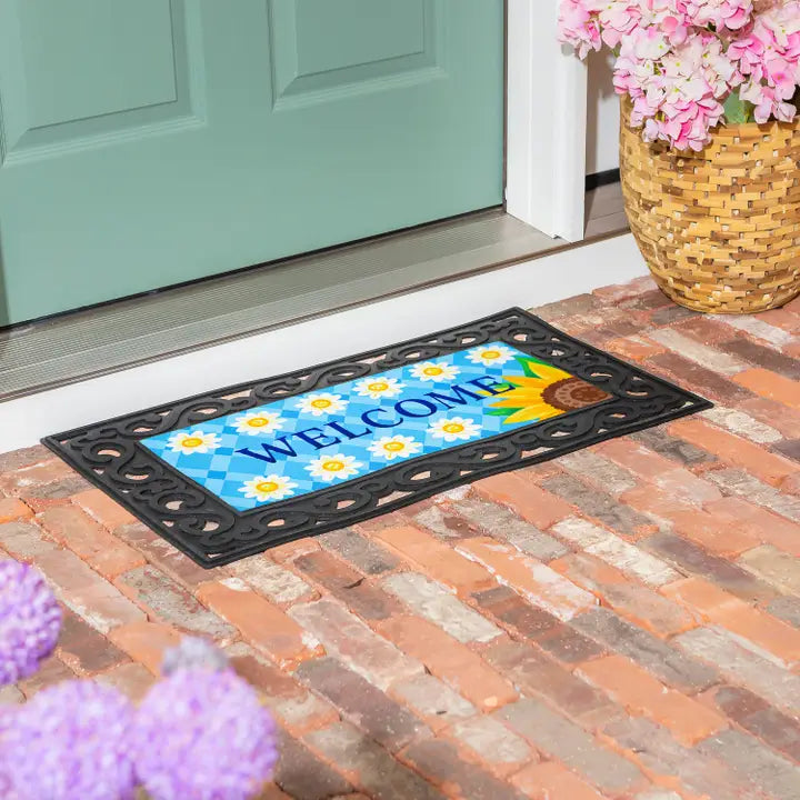 Evergreen Enterprises Bless Our Home Sunflowers Sassafras Switch Mat