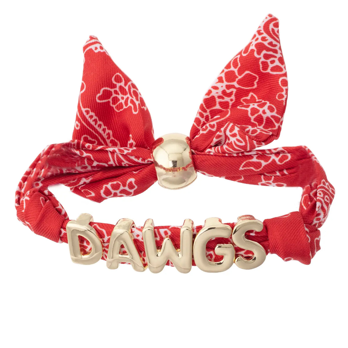 Canvas Style Georgia Bulldogs Bandana Slider Bracelet