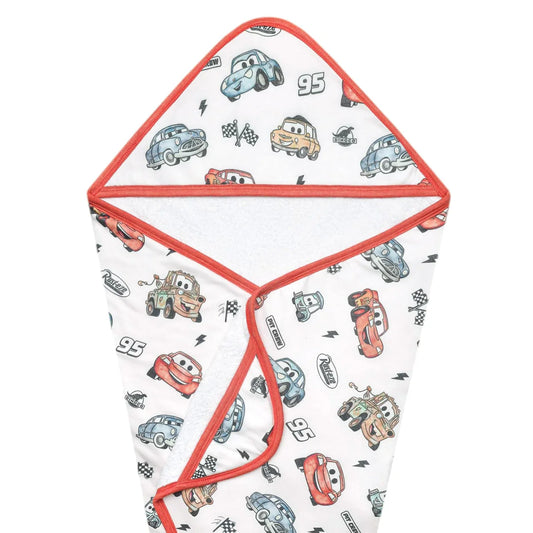 Copper Pearl Disney Pixar Cars Premium Baby Knit Hooded Towel