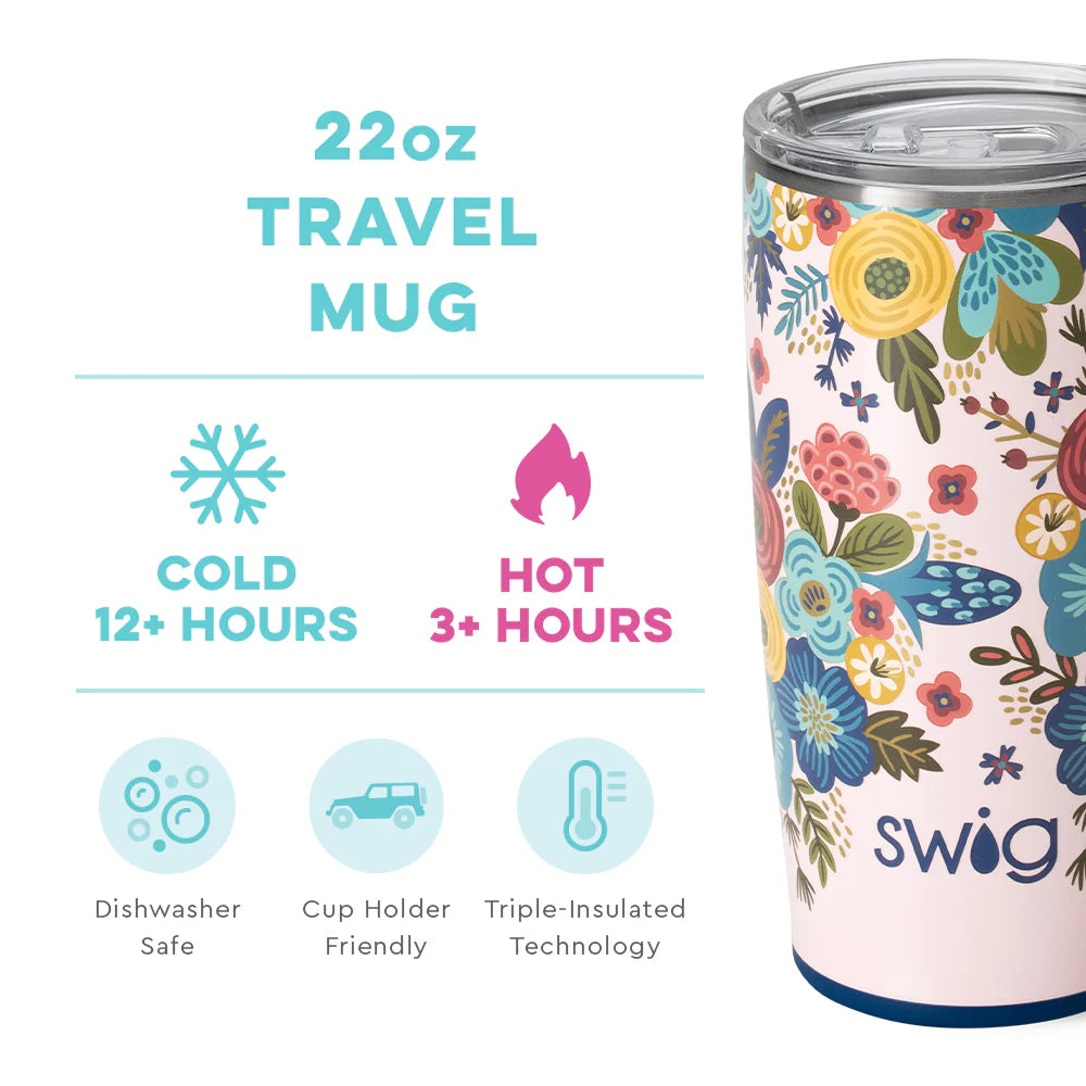 Swig Life BELLA ROSA Travel Mug 22oz