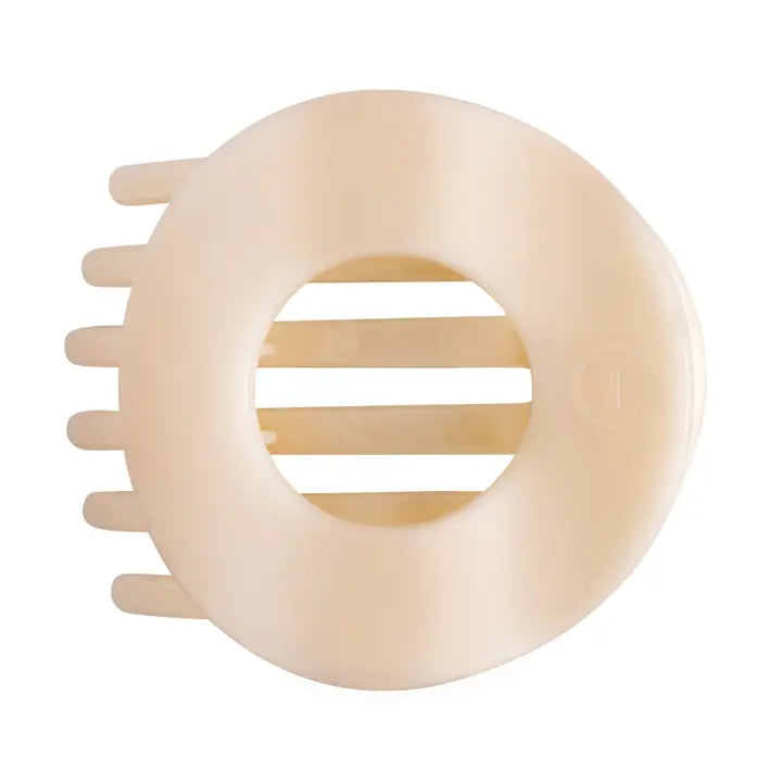 Teleties Almond Beige | Medium | Flat Circle Hair Clip