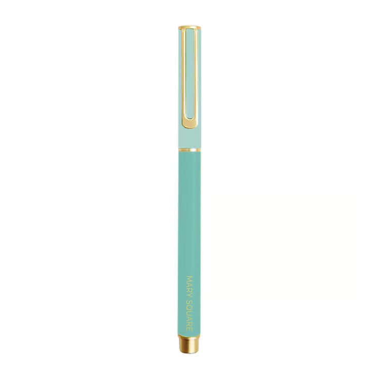 MARY SQUARE Pen Snap Cap Pen Mint