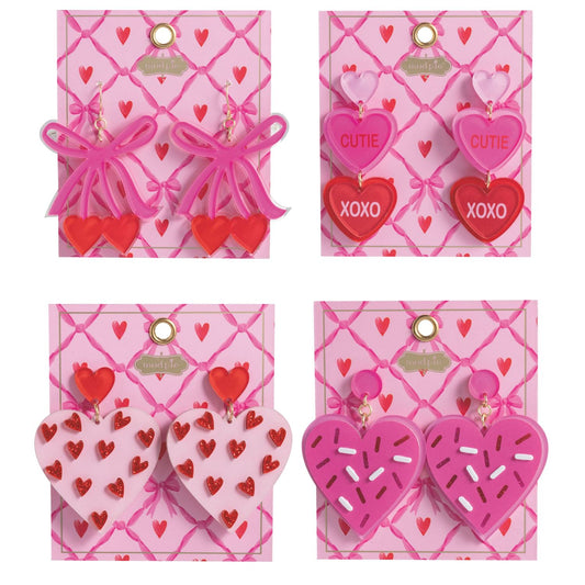 MUD PIE VALENTINE'S EARRINGS