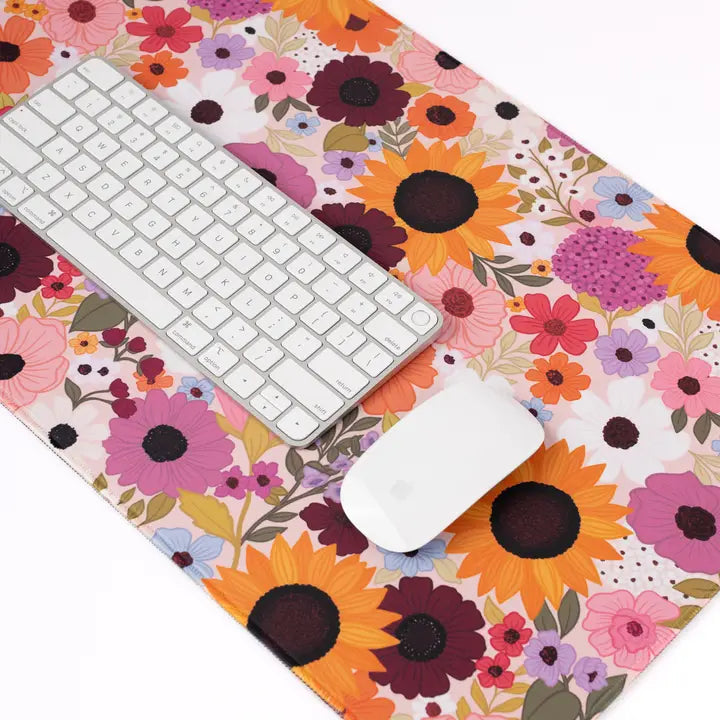 Elyse Breanne Design Rainbow Garden Desk Pad-Small