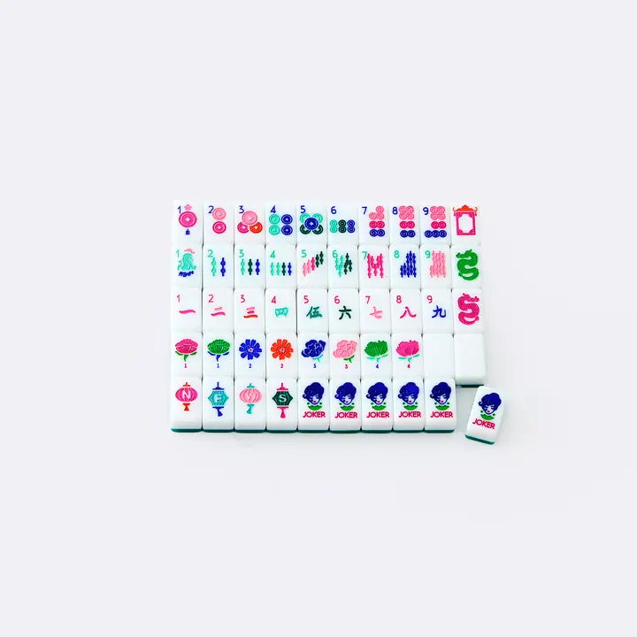 Oh My Mahjong Palm Beach Green Mahjong Travel Set