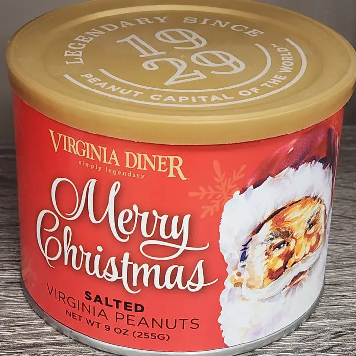 Virginia Diner 9oz. Merry Christmas, Virginia Salted Peanuts