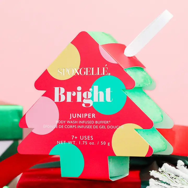 Spongelle Bright - Juniper Holiday Tree Buffer