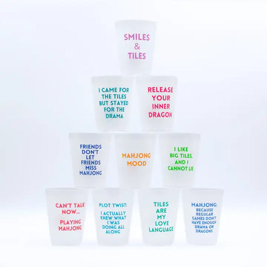 My Fair Mahjong Frosted Cups