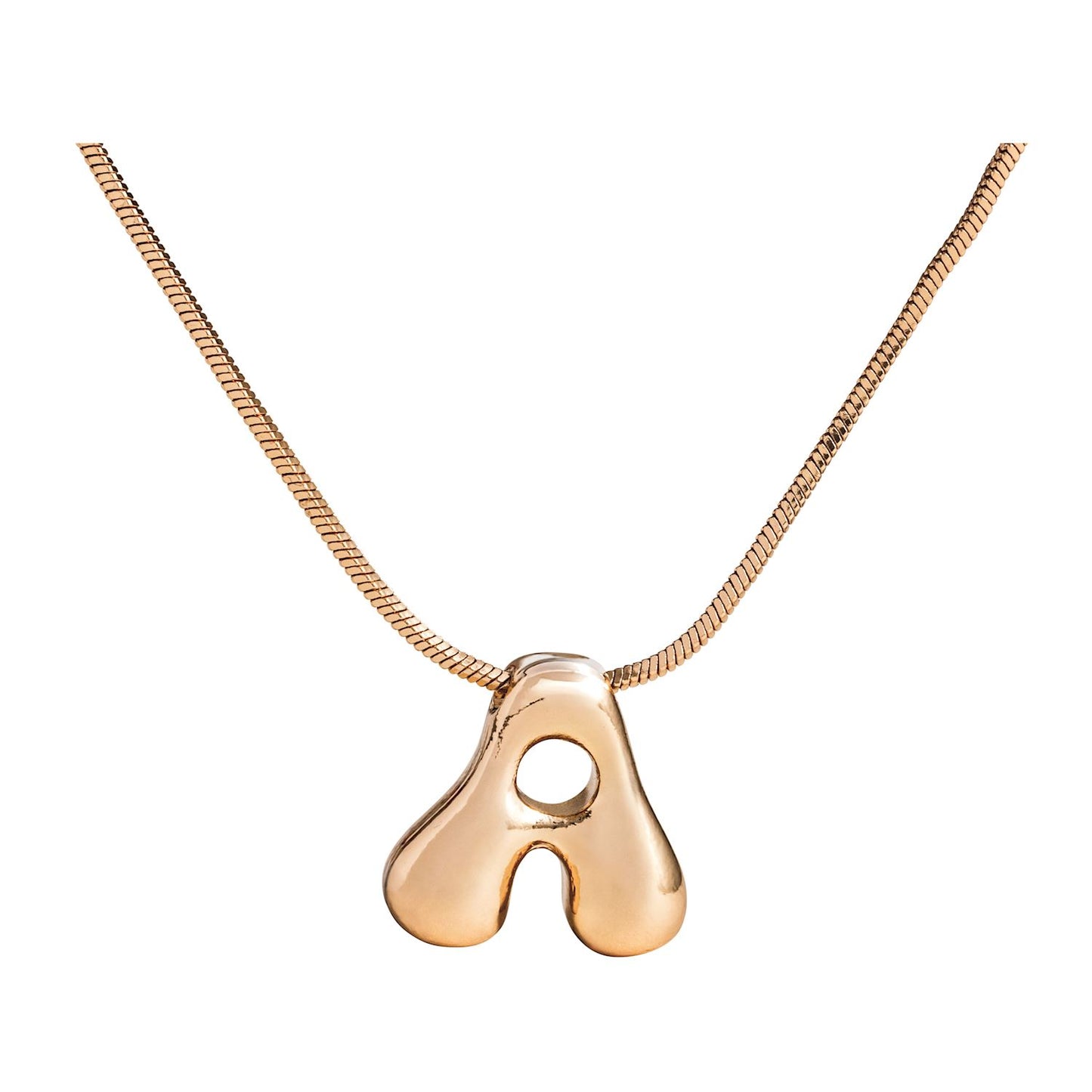 MUD PIE A INITIAL NECKLACE