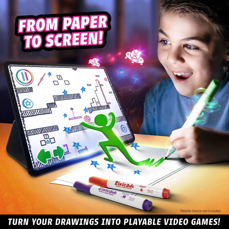 Pixicade - Draw Your Own Games! Kids Steam Toy Kit