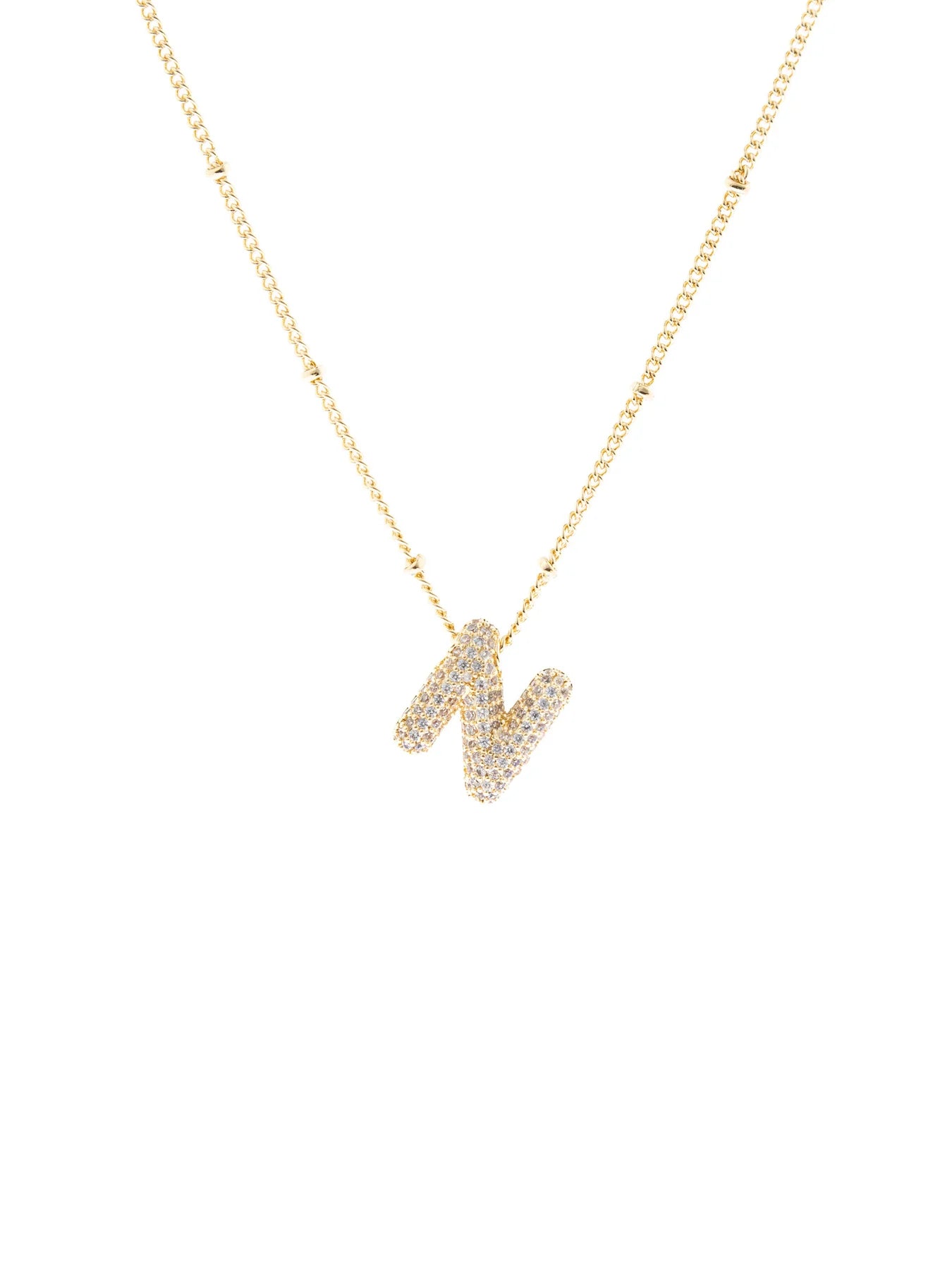 Michelle McDowell Chloe Luxe Initial Necklace-N