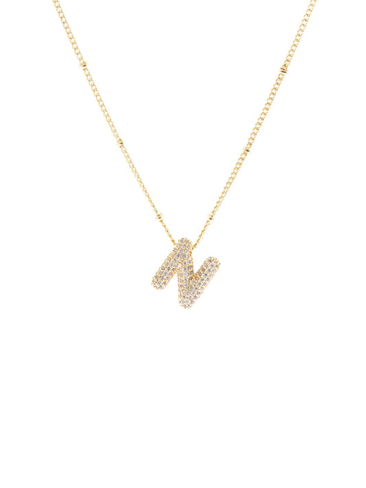 Michelle McDowell Chloe Luxe Initial Necklace-N