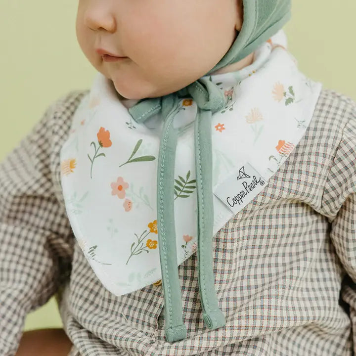 Copper Pearl Baby Bandana Bibs - Goosie
