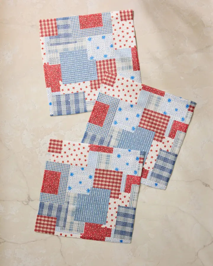 Geometry Stars and Stitches Dishcloth Set