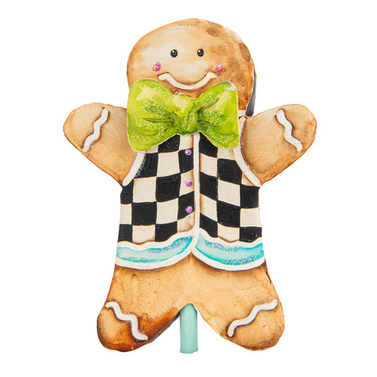 The Round Top Collection Gingerbread Boy Finial