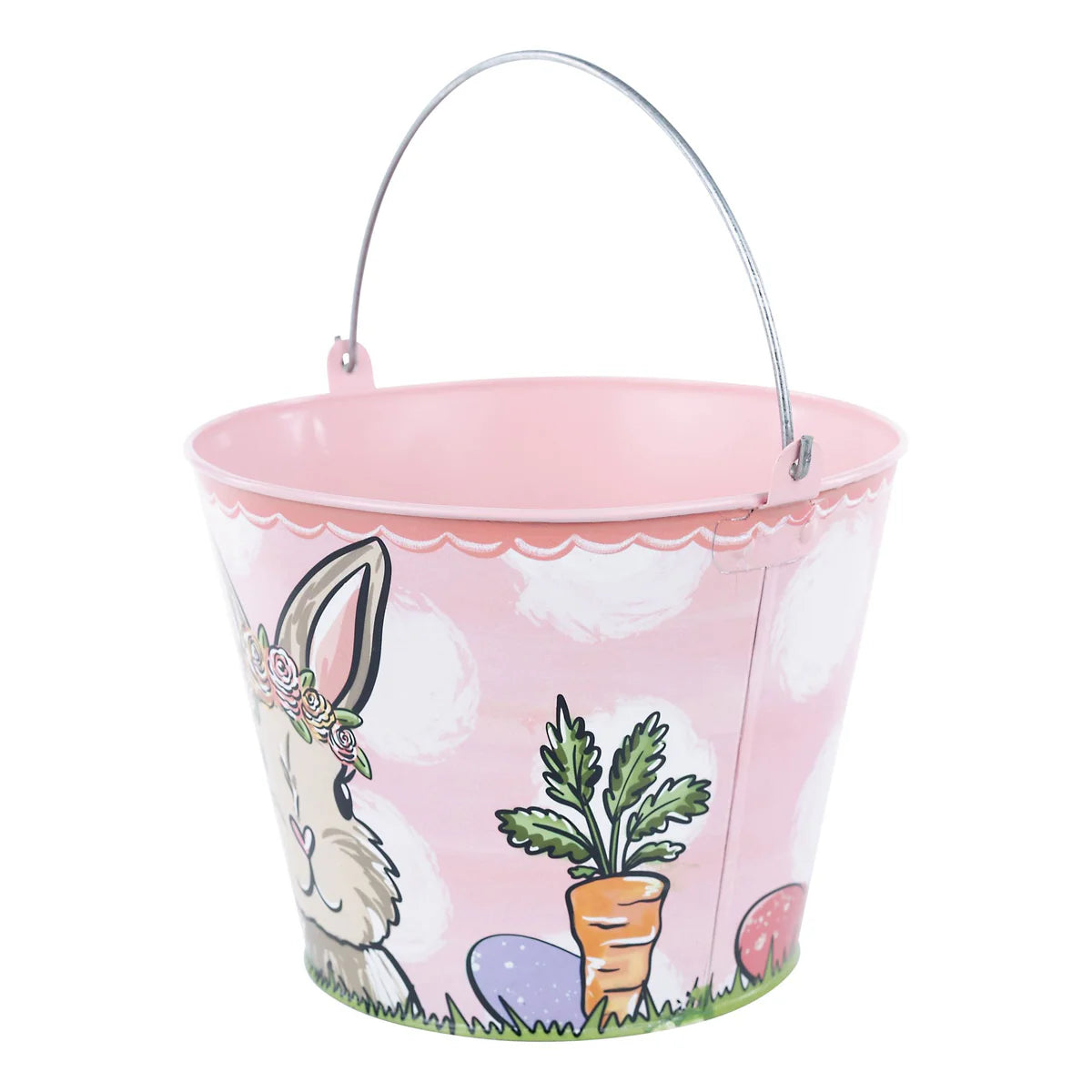 Glory Haus Pink Rabbit Easter Egg Pail