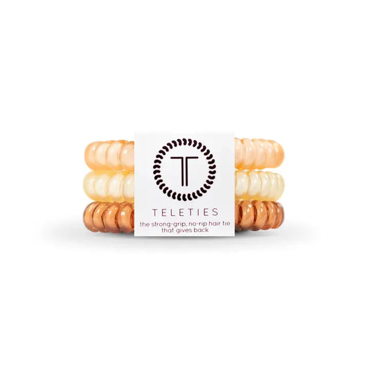 Teleties Spiral Hair Coils | Small | For the Love of Nudes Hair Ties
