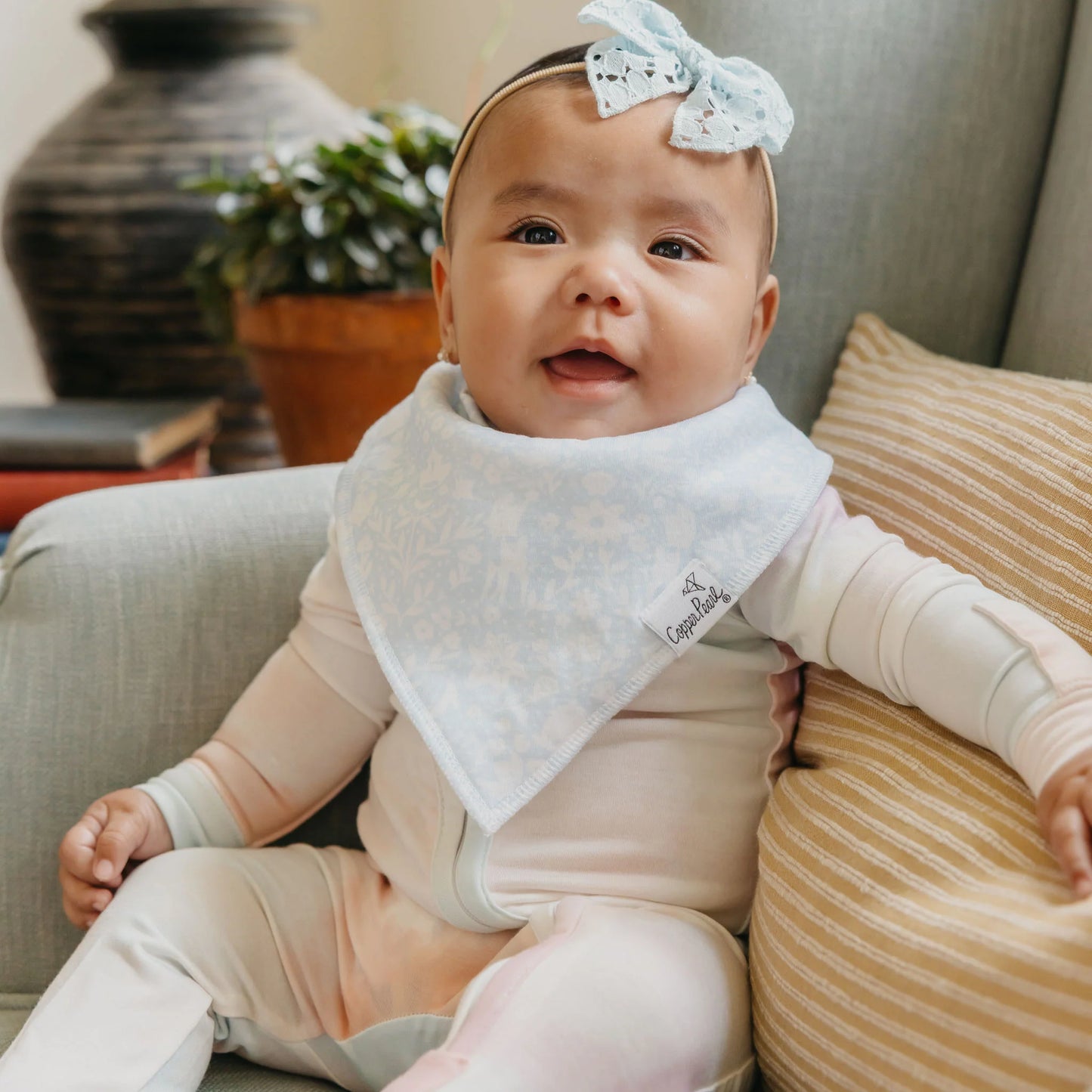 Copper Pearl Disney Princess Baby Bandana Bibs