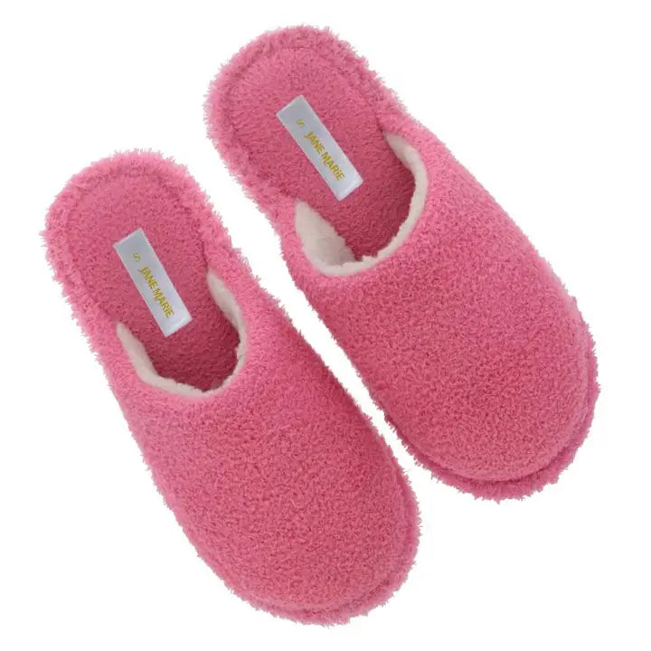 Jane Marie Hot Pink Closed Toe Slipper