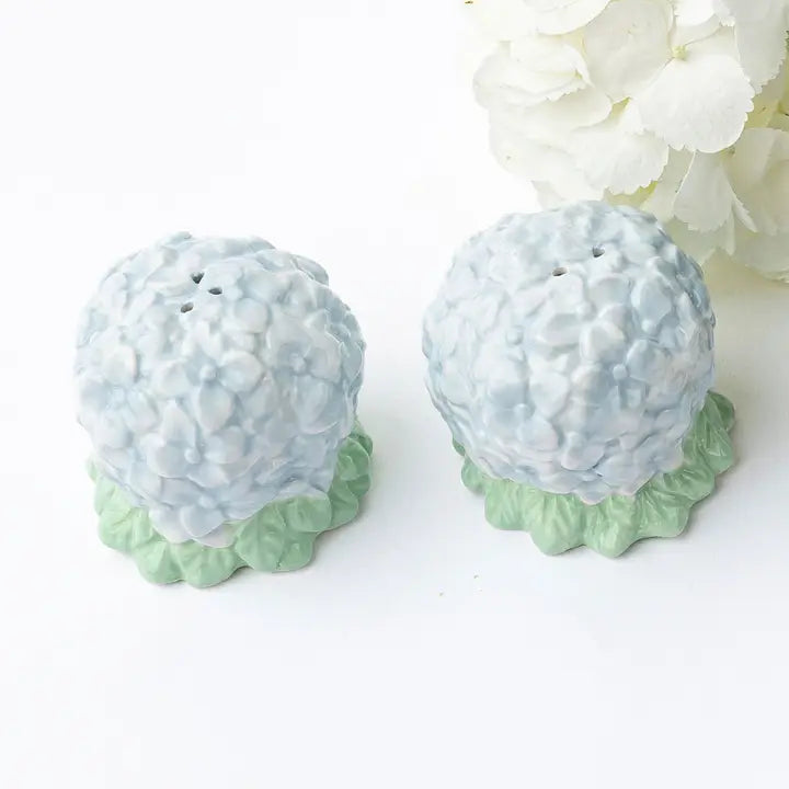 8 Oak Lane Hydrangea Salt & Pepper Shaker Boxed Set