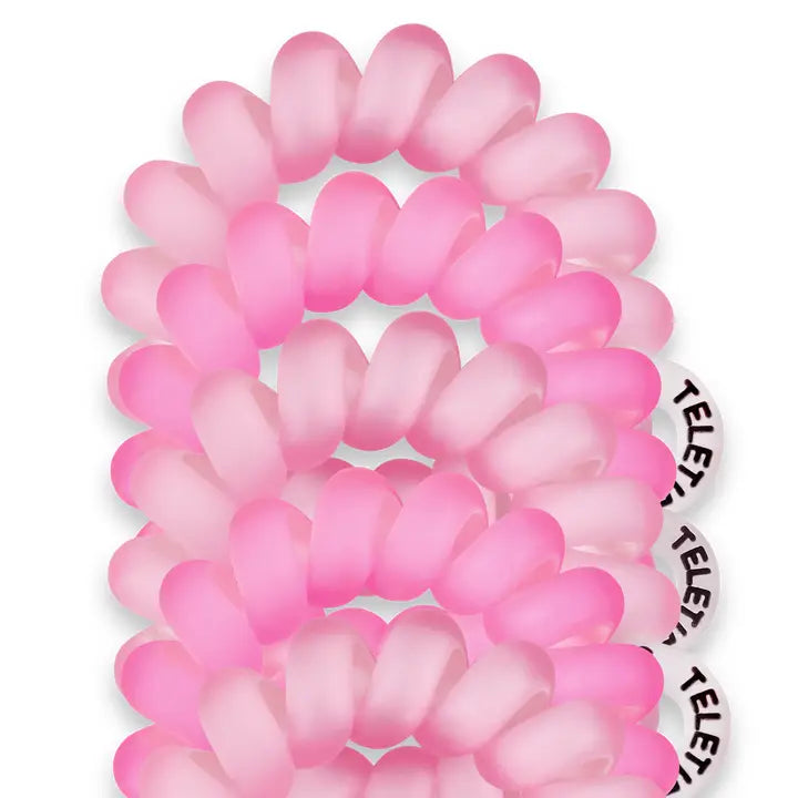 Teleties Spiral Hair Coils | Tiny | Get Your Pink On Hair Ties