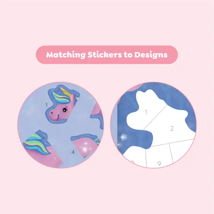 Tiger Tribe Sticker By Numbers - Magical Garden