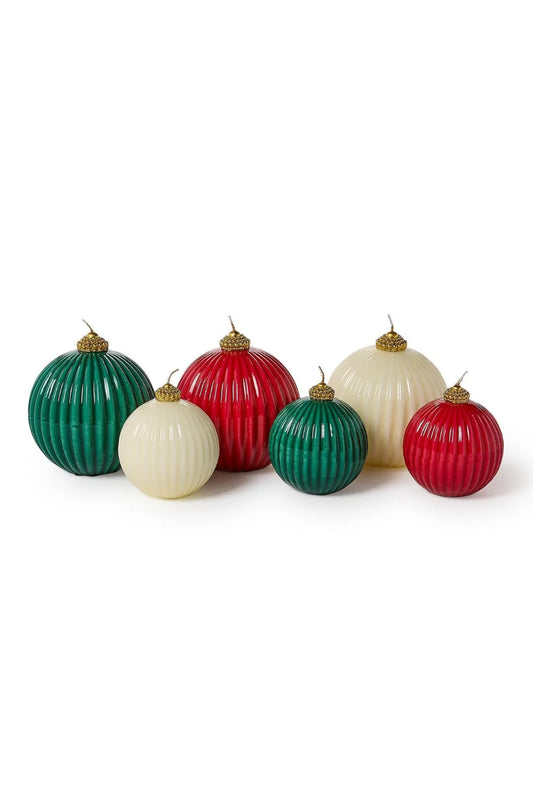Two's Company Ornament Ball Candles