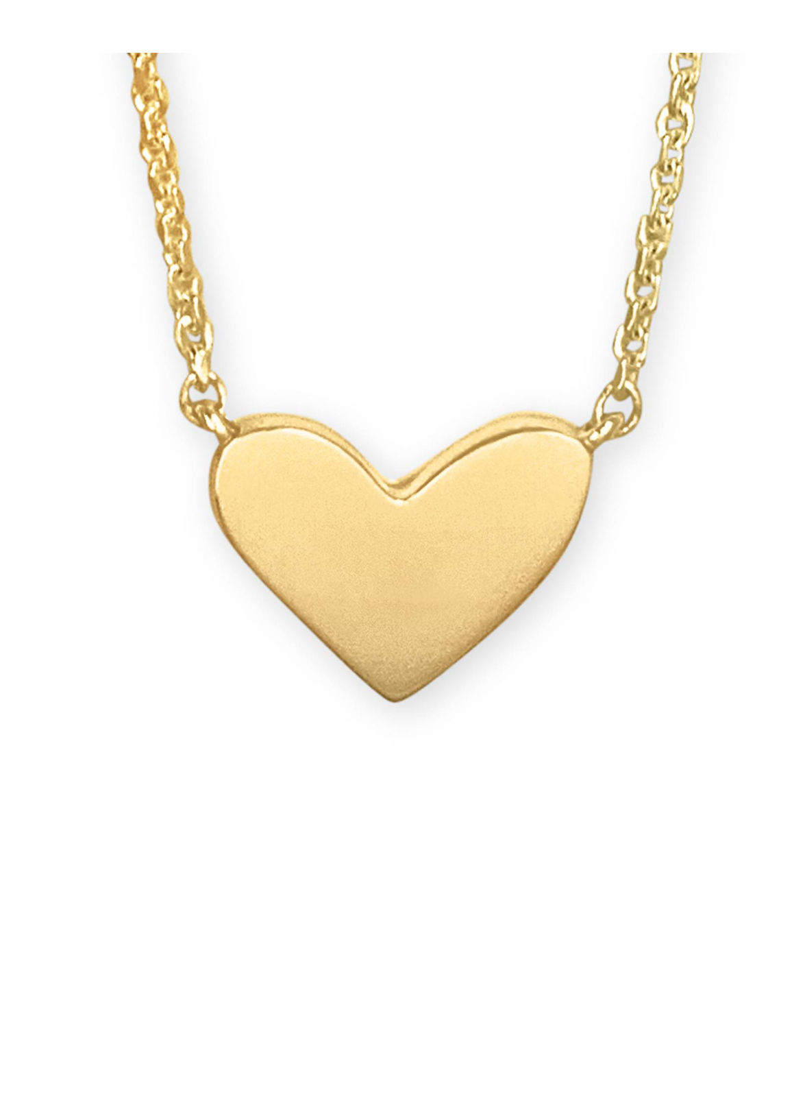 Kendra Scott Ari Heart Pendant Necklace in 18k Gold Vermeil