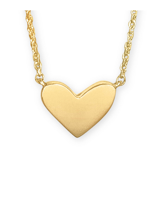 Kendra Scott Ari Heart Pendant Necklace in 18k Gold Vermeil