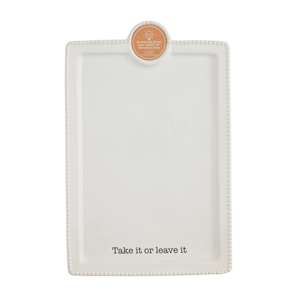 MUD PIE LIGHT-UP ACCESSORY PLATTER
