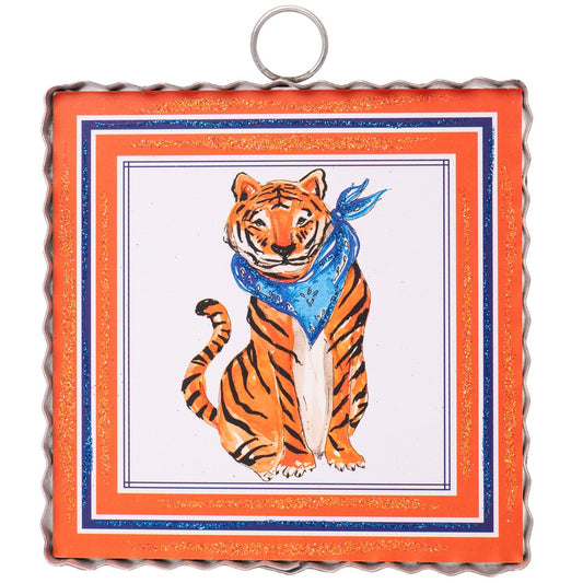 The Round Top Collection Mini Gallery Navy & Orange Tiger