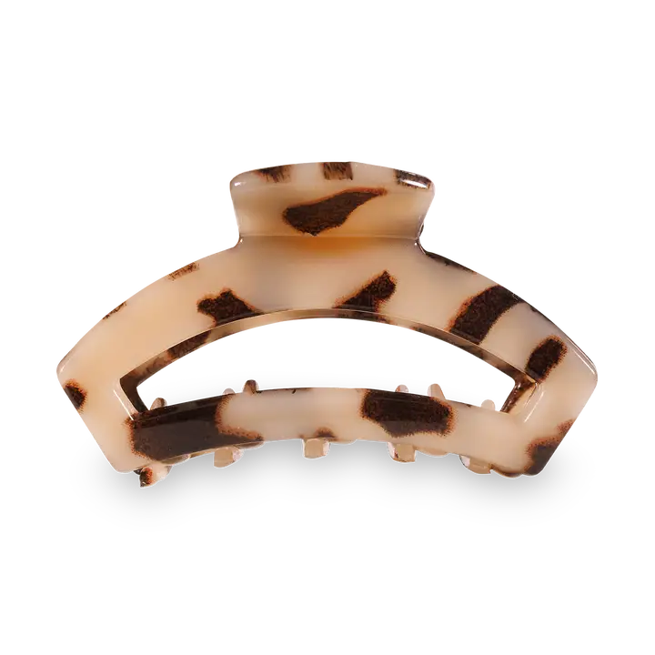 Teleties Open Hair Clip | Tiny | Blonde Tortoise
