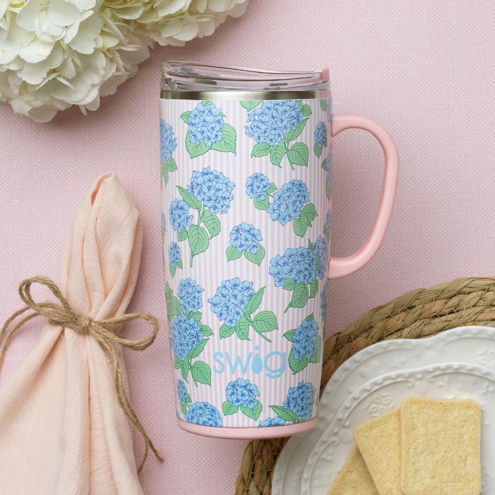 Swig Life Hydrangeas Travel Mug 22oz