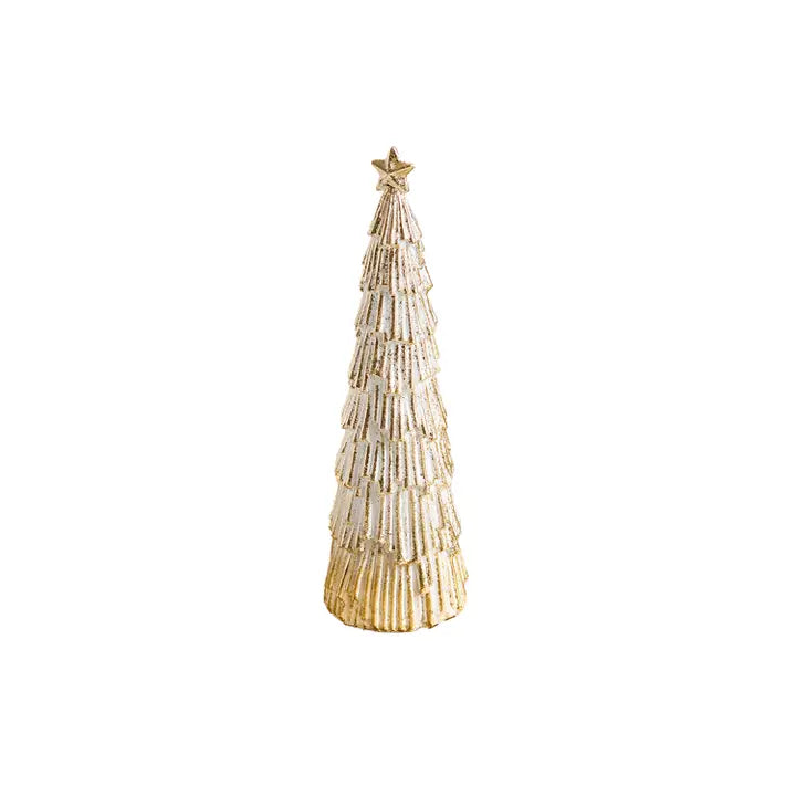 Mary Square Figurine Medium Snowy Tree