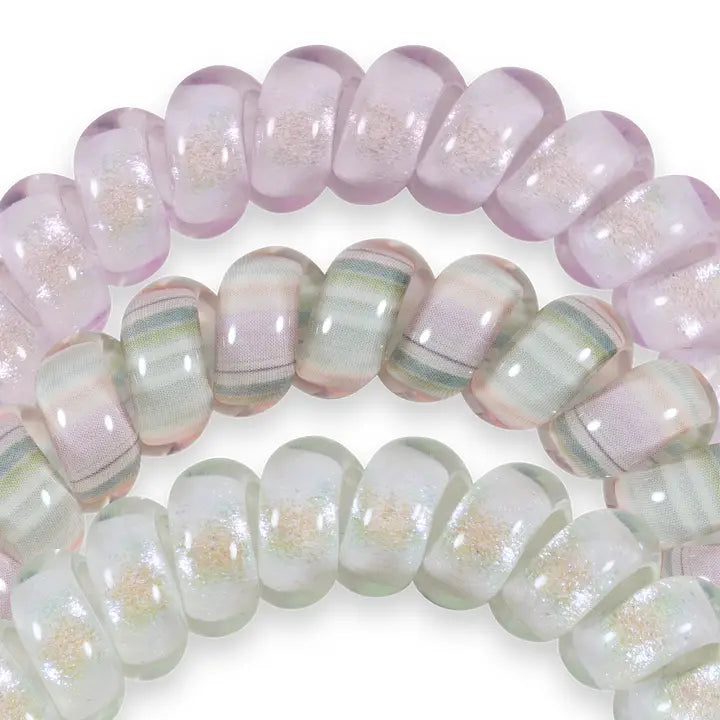 Teleties Opal Glow Large Hair Ties