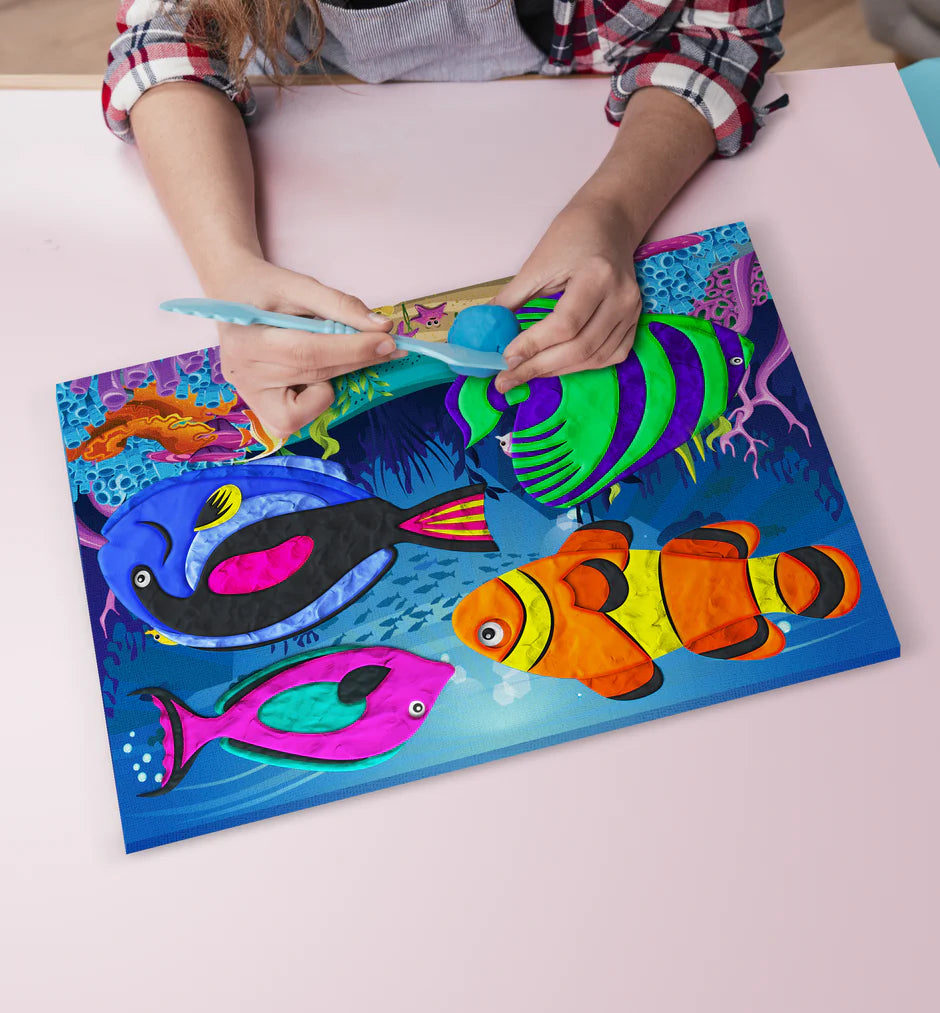 SPLAT PLANET SEA LIFE CLAY PAINTING
