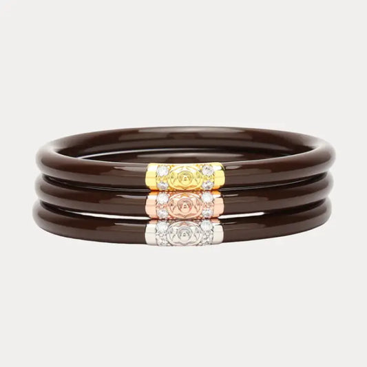 BuDhaGirl Three Kings All Weather Bangles® (Awb®) - Chocolate