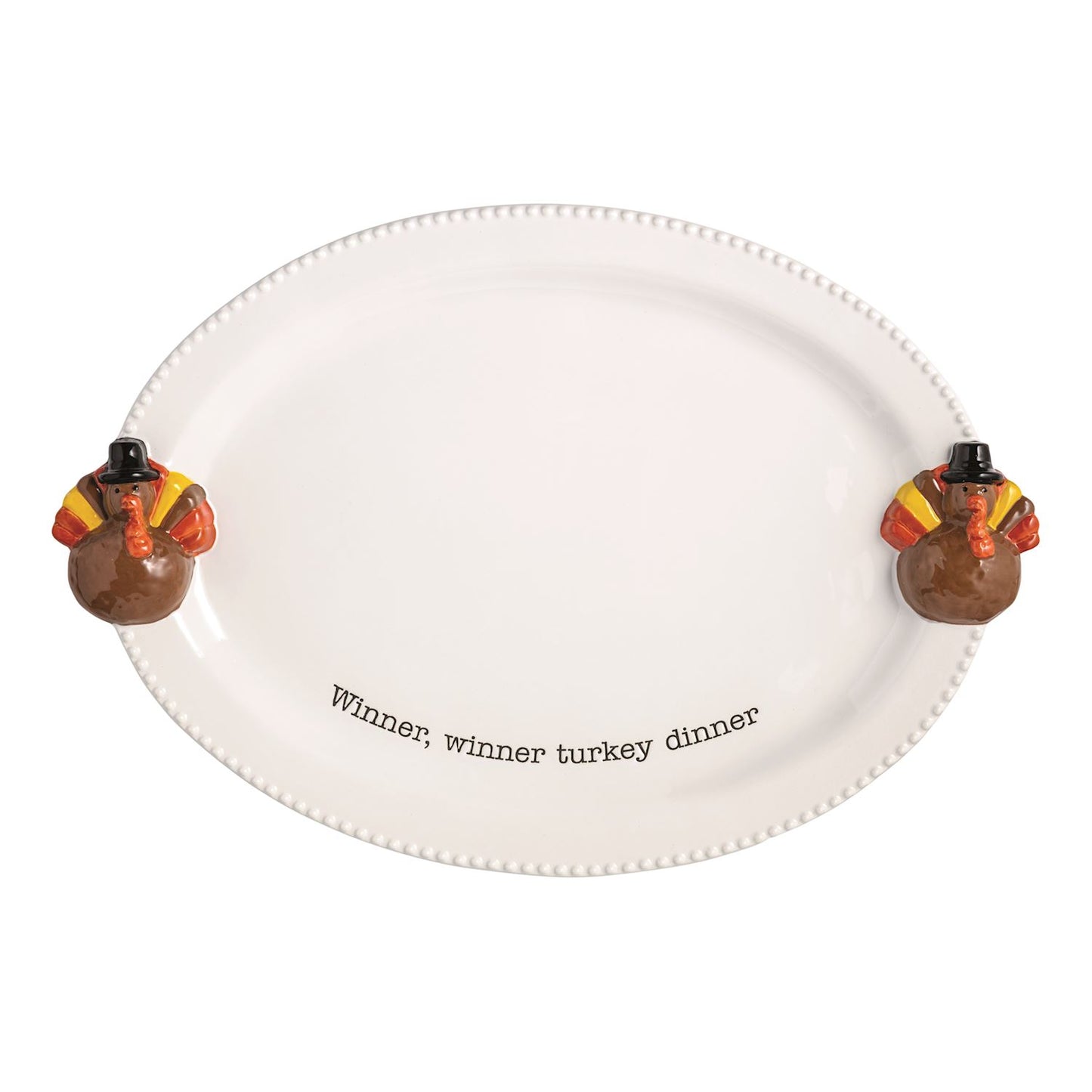 MUD PIE TURKEY ICON PLATTER