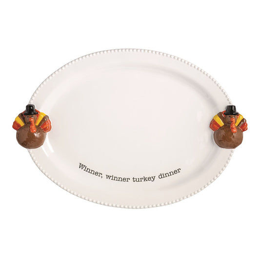 MUD PIE TURKEY ICON PLATTER