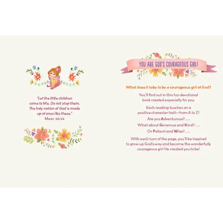 A To Z Devotions For Courageous Girls