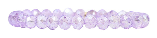 BOURBON AND BOWETIES STACKER STRETCH BRACELET - LAVENDER SPARKLE