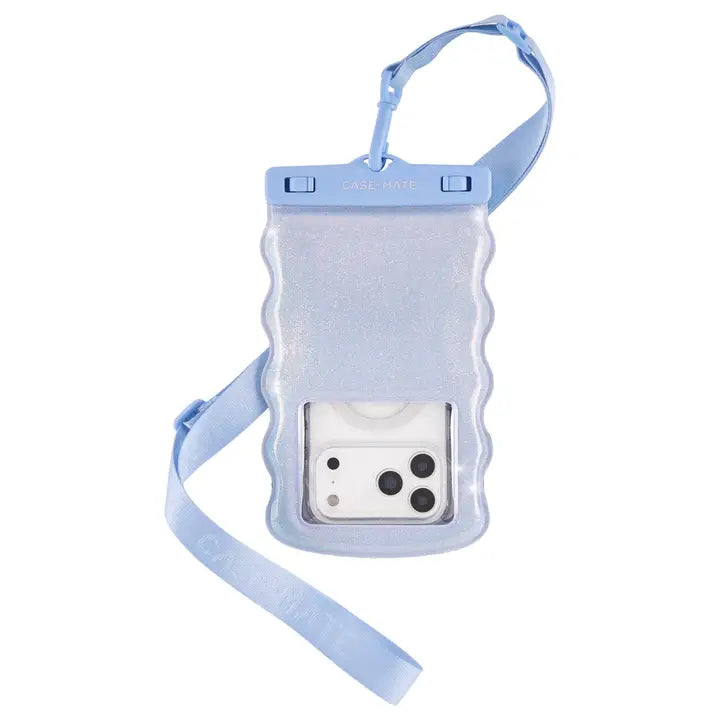 Case-Mate Wavy Waterproof Floating Phone Pouch-Mist Twinkle