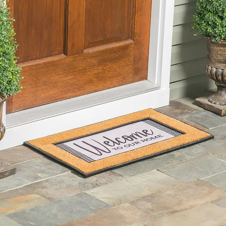 Evergreen Enterprises Wood Grain Welcome Sassafras Switch Mat