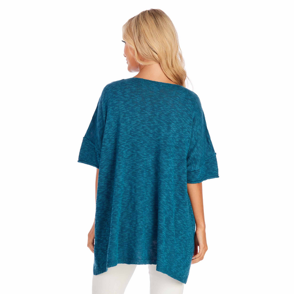 MUD PIE EVAN TEAL TOP