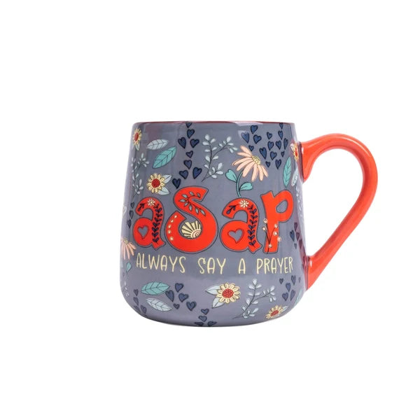 Uplifted & Inspired Stoneware Mug: ASAP