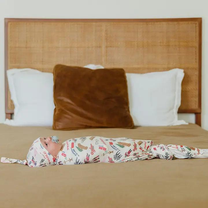 Copper Pearl Knit Swaddle Blanket - A Christmas Story